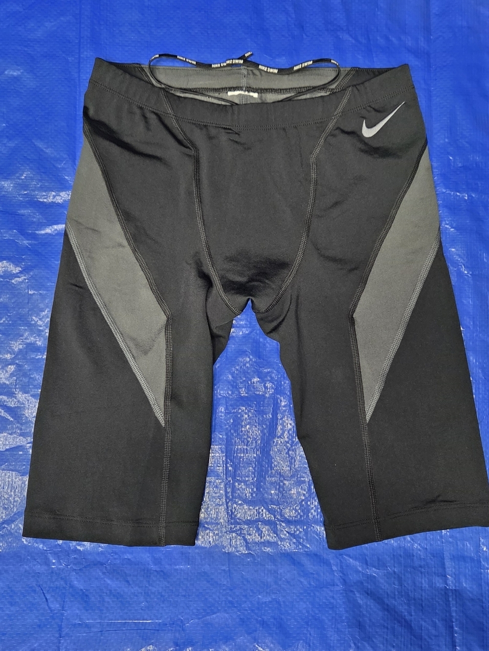 Nike Black & Gray Compression Shorts